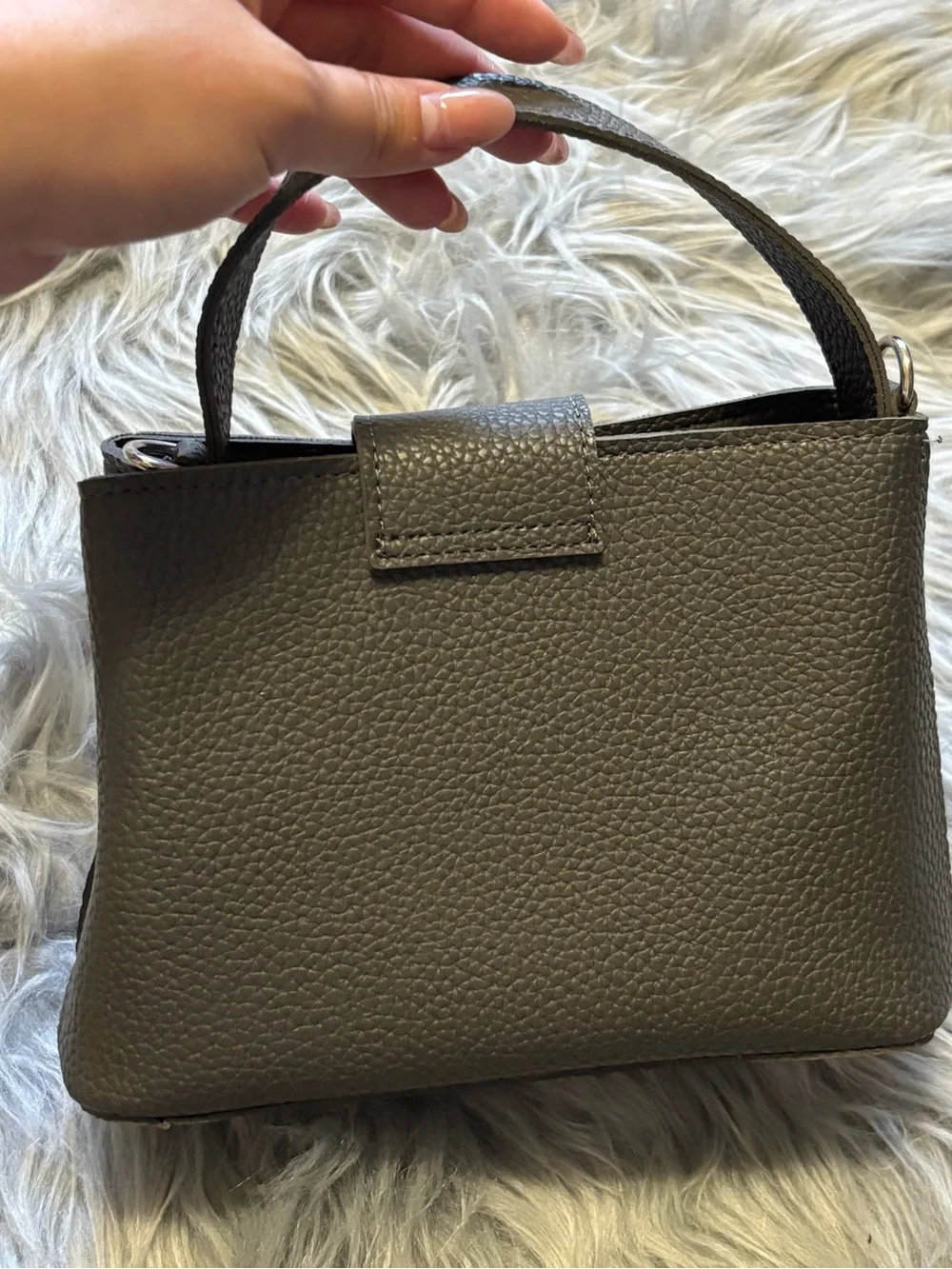 Minimalist Faux Leather Handbag